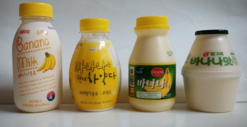 바나나우유 이미지