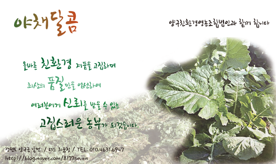 양구친환경영농조합법인 이미지