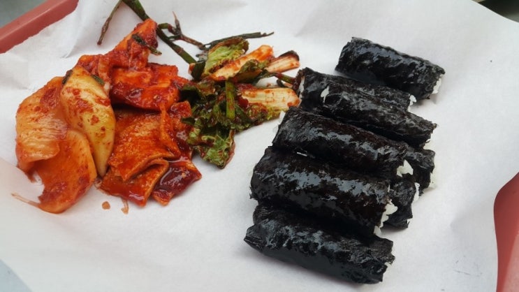 이맛 국수 김밥 이미지