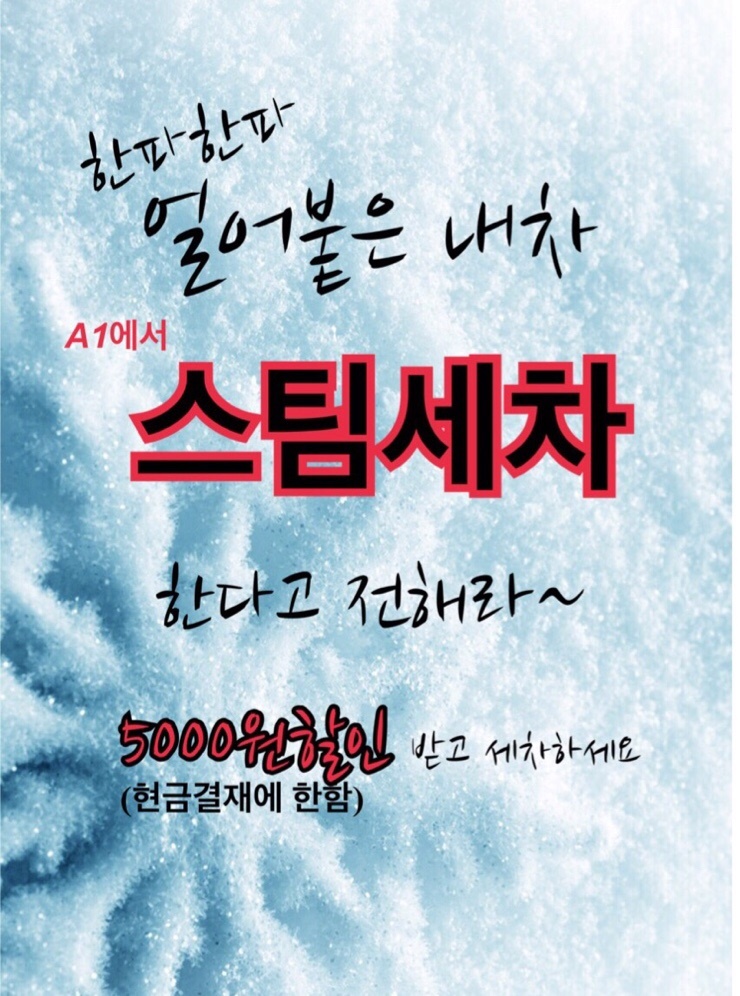 홍성스팀세차 이미지