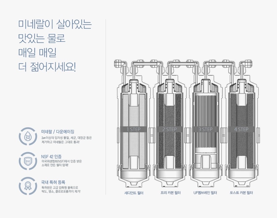 현대정수기 이미지