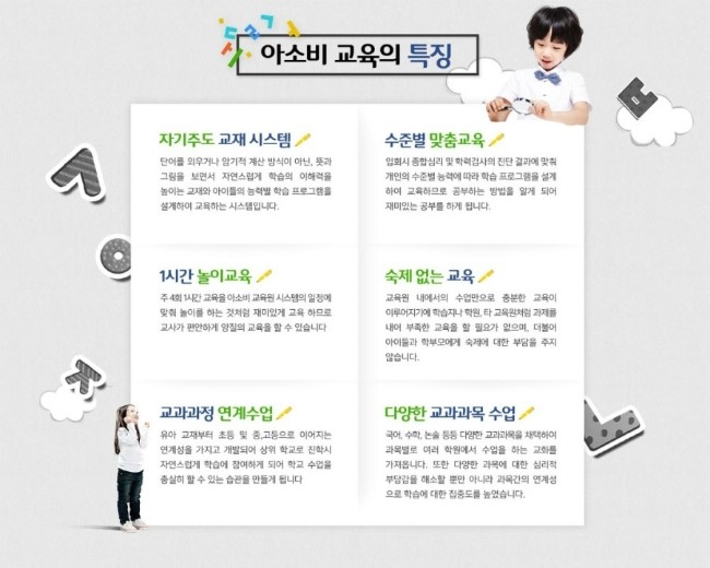 아소비교육 이미지