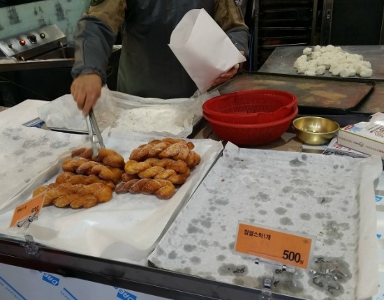 즉석 도너츠 이미지