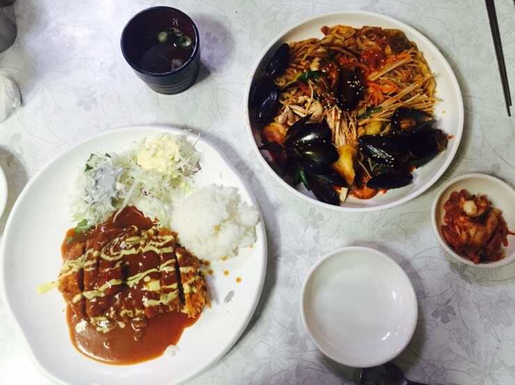 함지박칼국수 이미지