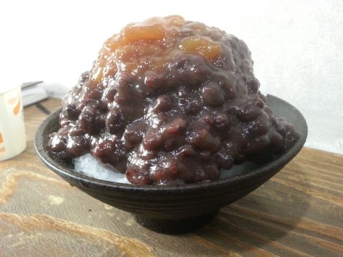 이조팥빙수 이미지