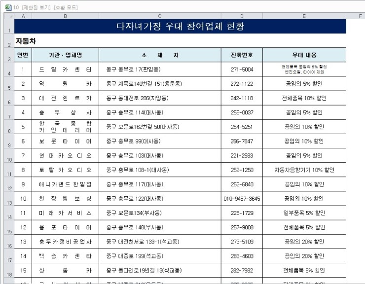 무진장카센타 이미지