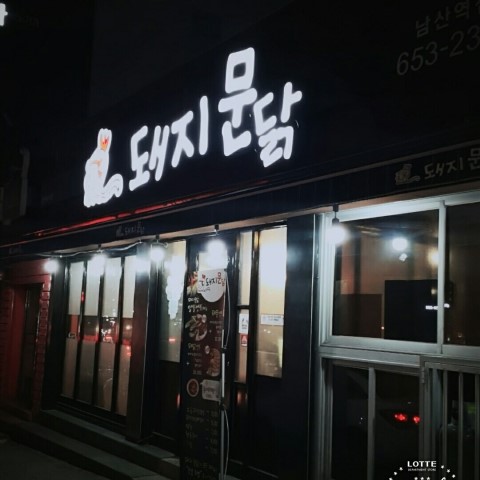 돼지문닭 이미지