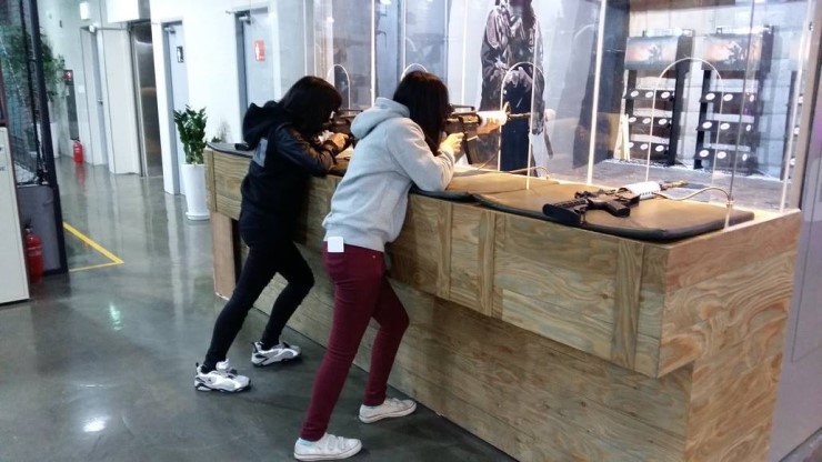실내야구사격 이미지