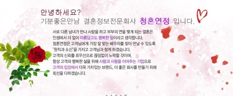 청혼연정결혼정보 이미지