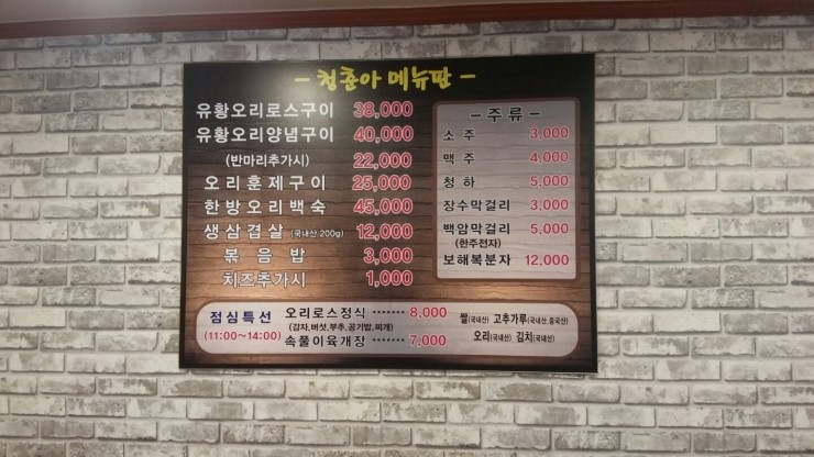 청춘오리 이미지