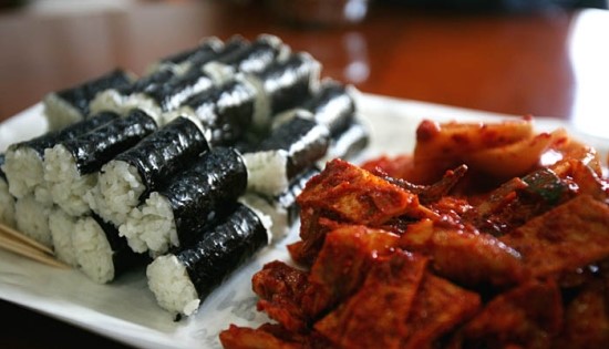 충무김밥 이미지