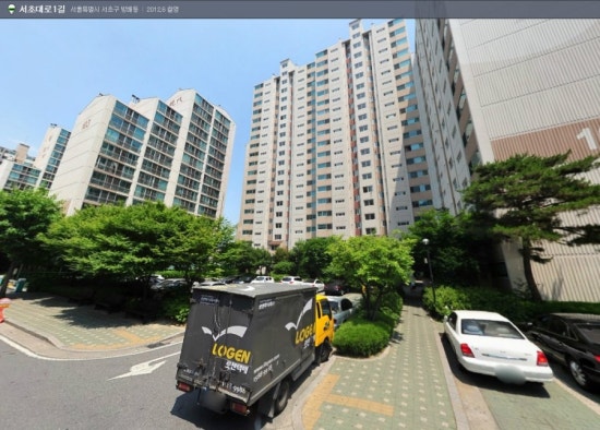 현대아파트 앞 이미지