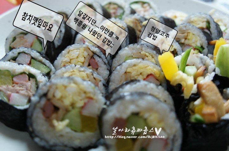 둘둘말은김밥 이미지