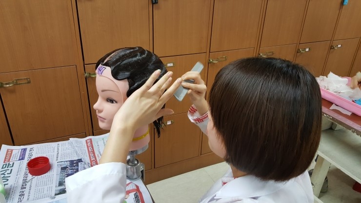 핑거웨이브 이미지