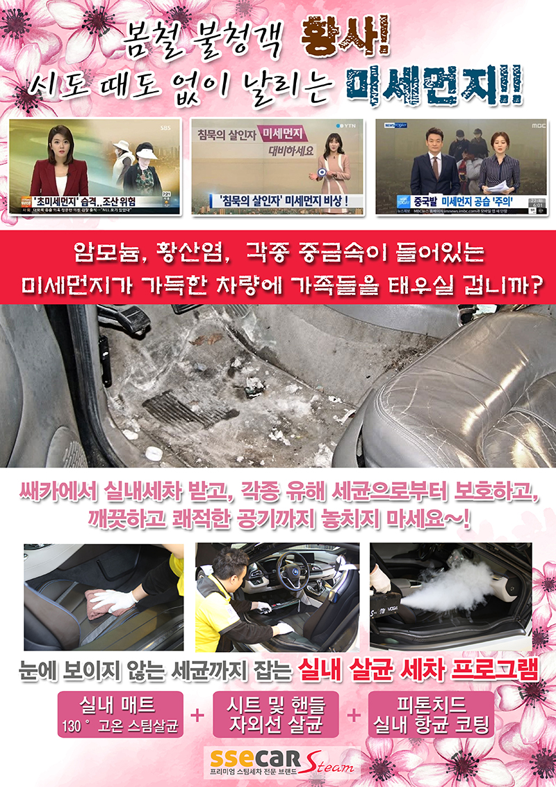 쌔카스팀세차서울 이미지