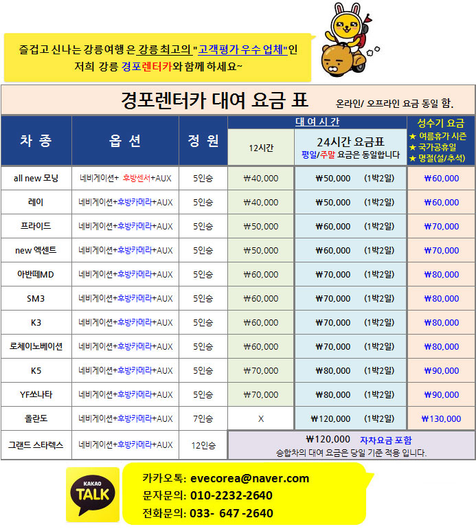 경포카서비스 이미지