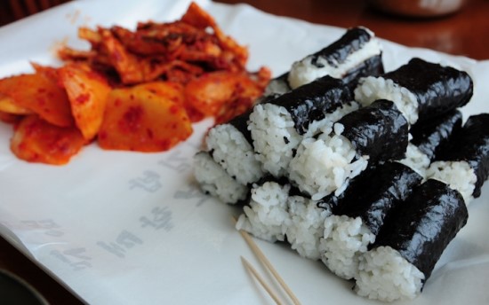 충무김밥 이미지