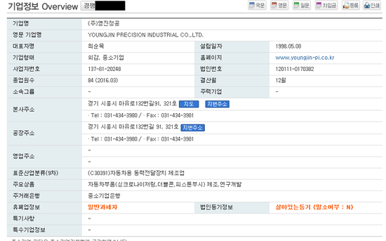 영진정공 이미지