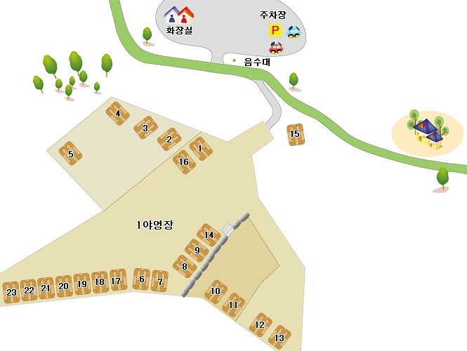 박달재자연휴양림야영장 이미지