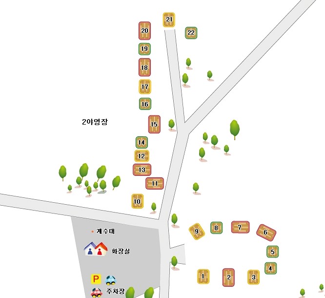 박달재자연휴양림야영장 이미지