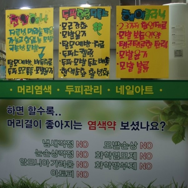 엘샤론염색 이미지