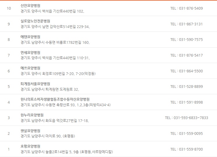 예쓰요양병원 이미지