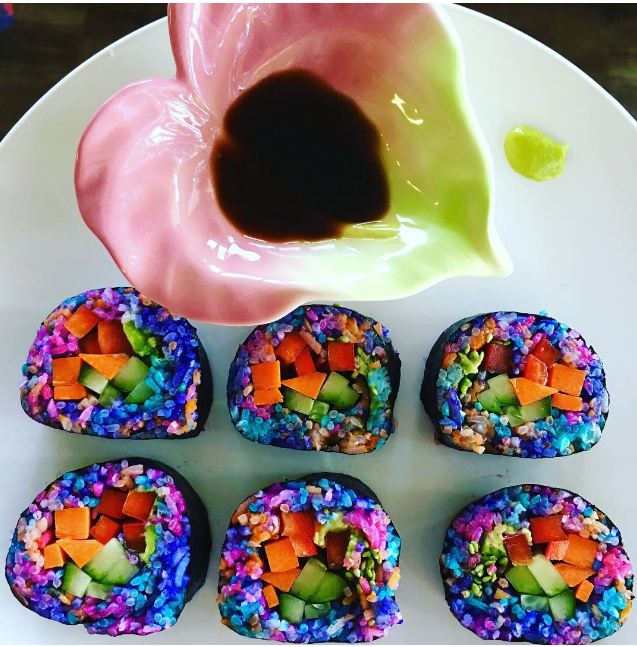 무지개김밥 이미지