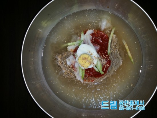 왕세숫대야냉면 이미지