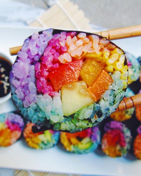 무지개김밥 이미지