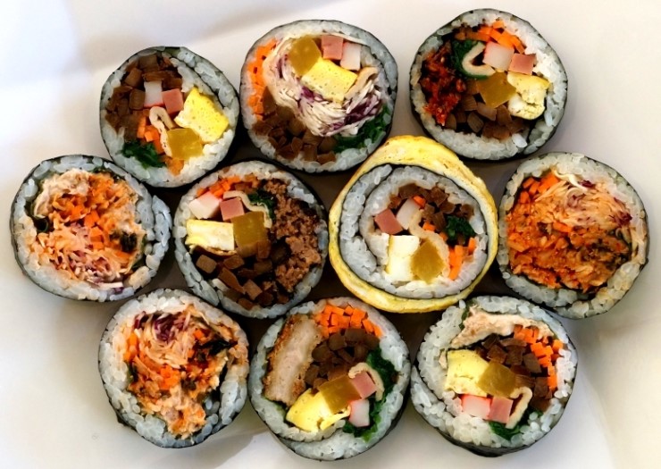 왕순이 주먹밥 김밥 이미지