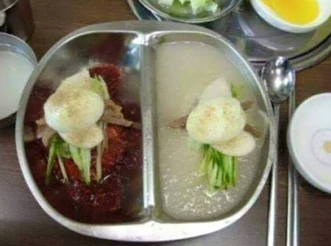 반반냉면 이미지