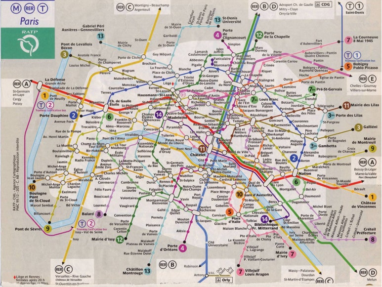 파리지도(Paris Map) 여행코스, 관광지도, 가이드북, 프랑스여행, 메트로 노선, 대중교통노선, 라데팡스, 명소, 한국식당맛집 지도 네이버 블로그
