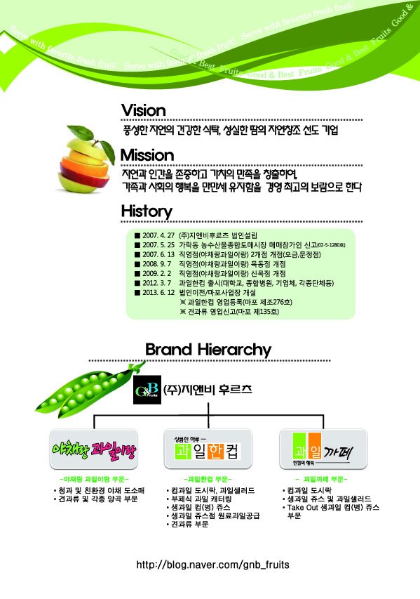 (주)지앤비후르츠 이미지