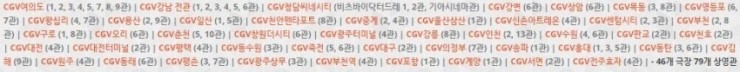 CGV 왕십리 9관 이미지