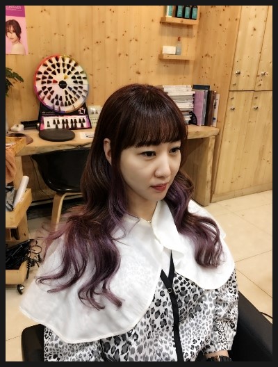 혜주헤어라인 이미지
