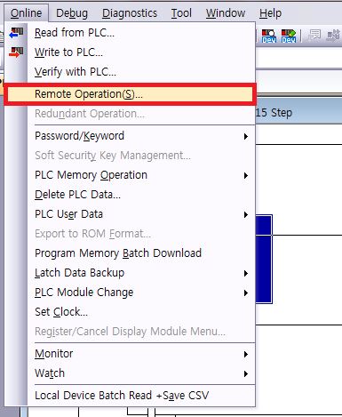 [Melsec] PLC Remote RUN/STOP/RESET 사용법 : 네이버 블로그