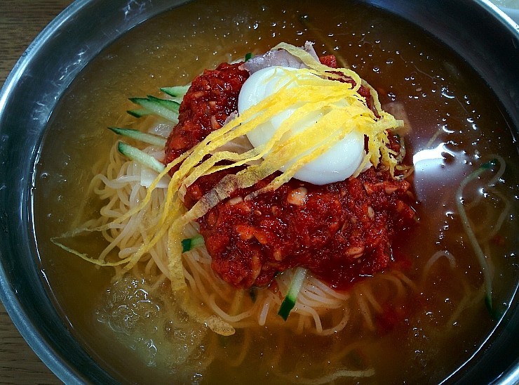 기장밀면 이미지