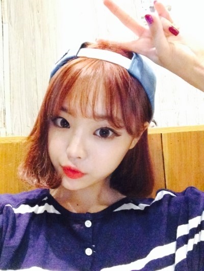 다홍헤어 이미지