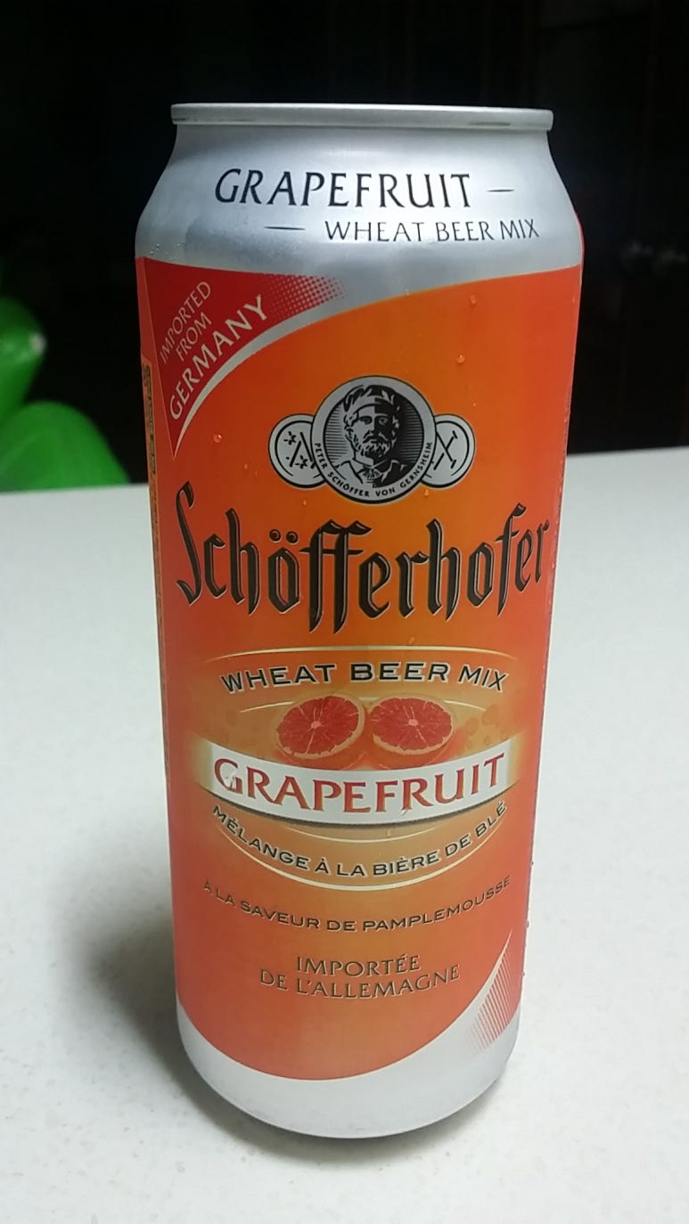 [맥주] 쉐퍼호퍼 그레이프후르트 (Schöfferhofer Grapefruit) : 네이버 블로그