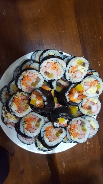 김밥과함께라면 이미지