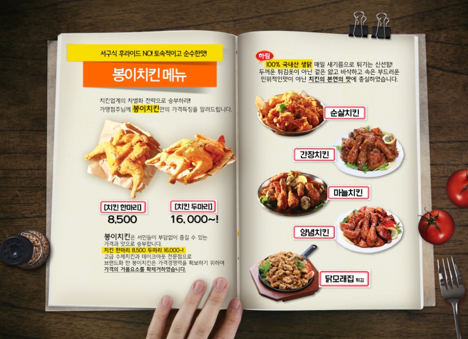 봉이치킨 이미지
