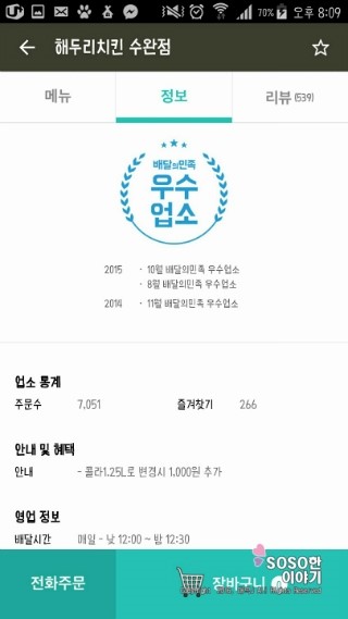 해두리치킨 이미지