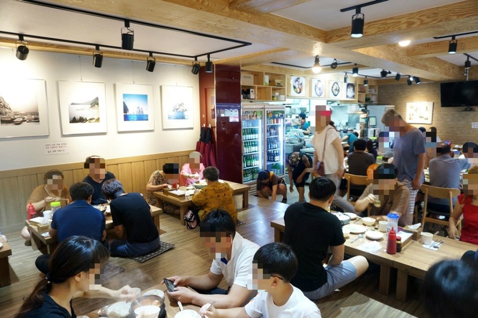 울릉도 물회 횟집 이미지