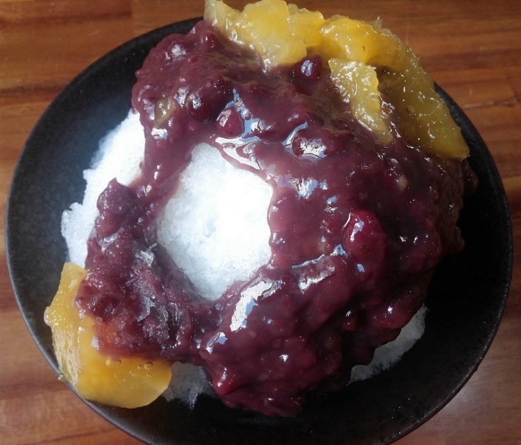 이조팥빙수 이미지