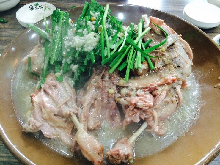 해조톳오리누룽지백숙 이미지