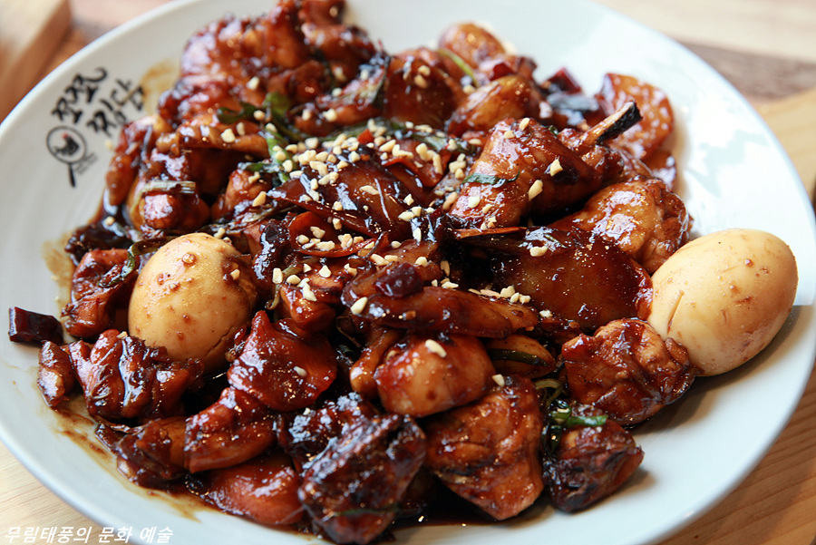 쪼쪼찜닭 이미지