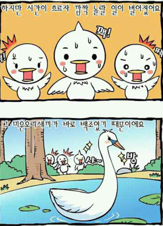 미운오리새끼 이미지