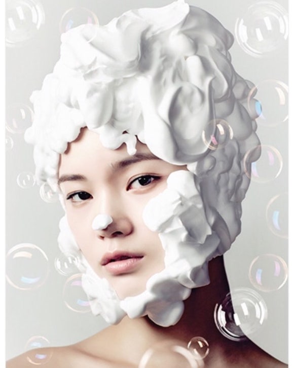신데렐라붙임머리 이미지