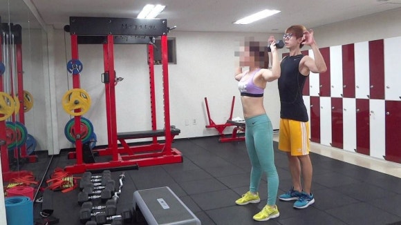 헬스개인레슨 이미지