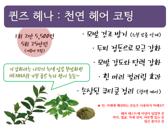 퀸즈헤나체험교실 이미지